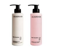 Academie Juego de 2 limpiadores Lait Demaquillant y Tonique Hypo Sensible cada uno de 400 ml