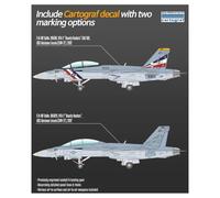 Academy [1/72 12567 USN F/A-18F VFA-2 Bounty Hunters Model Hob (Importación USA)
