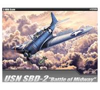 Academy 12335 1/48 US Navy SBD-2 Dauntless Battle of Midway Pl (Importación USA)