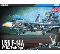 USN F-14A VF-143 Pukin Dogs 1:72 Plástico Modelo Kit Academy