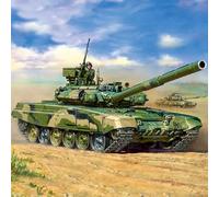 아카데미 Academy Hobby Model Kit - 1/35 Réplica de tanque de batalla principal ruso T-90A con diseño de precisión y características realistas