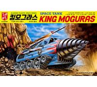ACADEMY Hobby Model Kit 15827 King MOGURAS Space Tank Motorizado de plástico con función de lanzamiento de misiles, vehículo retro de ciencia ficción, versión de paquete coreano