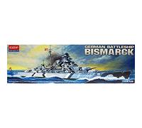 Battleship Bismarck (Static) 1:800 Plástico Modelo Kit Academy