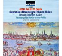 ACADEMY OF ST.MARTIN-IN-THE-FIELDS - NEVILLE MARRINER - GEORG PHILIPP TELEMANN - OUVERTÜRE " HAMBURGER EBB UND FLUHT " / DON QUICHOTTE-SUITE - DECCA - VINYL