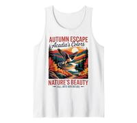 Acadia Senderismo Otoño Costa Naturaleza Amante Camiseta sin Mangas
