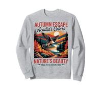 Acadia Senderismo Otoño Costa Naturaleza Amante Sudadera