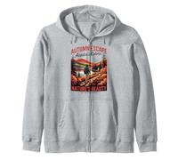 Acadia Senderismo Paisajístico Costa Otoño Naturaleza Amante Sudadera con Capucha