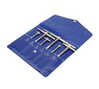 Acagala 6pcs/Set Telescopic Messel 8-150 Mm Ajustable Diámetro Interior Herramientas de Medición Herramientas de Medición