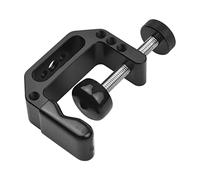 ACAGALA Abrazadera universal en C resistente para escritorio, soporte de trípode de luz, con orificios de tornillo estándar de 1/4 pulgadas y 3/8 pulgadas para el montaje de monitor de vídeo, flash,