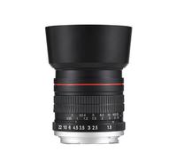 ACAGALA Objetivo de cámara de enfoque fijo de 85 mm, F1.8, gran apertura, enfoque manual con montaje EF, 7 grupos, 10 elementos, compatible con Canon EOS Rebel T8i T7i T6 T3i T2i 4000D 2000D 1300D