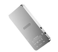 ACAGALA Reproductor de MP3 con BT 5.2 Reproductor de audio digital portátil deportivo integrado, altavoz transparente multifunción, radio FM grabadora de voz, reproductor de juegos