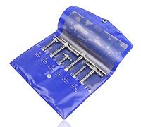Acahhotxx Juego de medidores telescópicos de 8 a 150 mm, diámetro interior ajustable, kit de micrómetro telescópico de 6 piezas/juego de herramientas de inspección