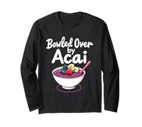 Açaí Bowl Lover Superfood Fan Alimentación saludable Equipo de bienestar Manga Larga
