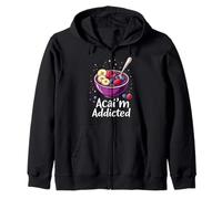 Açaí Bowl Lover Superfood Fan Alimentación saludable Equipo de bienestar Sudadera con Capucha