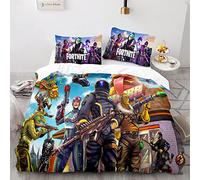 AcaimE 155 X 220 Cm Fundas Nórdicas Viene con 2 Fundas De Almohada De 40X75Cm. Funda Nordica Cama 105 Gaming Gamer Game Player Poliéster Antiarrugas Sin Hierro