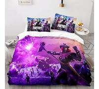 AcaimE Poliéster Fundas Nordicas Gaming Gamer Game Player Antiarrugas Sin Hierro 135 X 200 Cm Funda Nordica Cama 90 Juvenil Viene con 2 Fundas De Almohada De 40X75Cm.