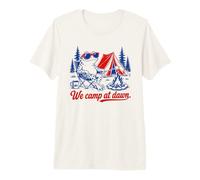 Acampamos en la Rana del Amanecer Camping Divertido Camiseta Premium