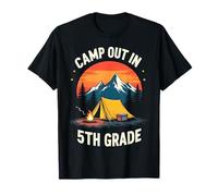 Acampar en 5to Grado Camping Fun Kids Adventures Camiseta