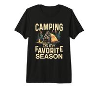 Acampar es mi estación Favorita, Divertida Autocaravana Bigfoot Outdoor Camiseta Premium