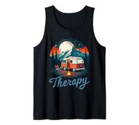 Acampar es mi terapia Camiseta sin Mangas