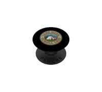 Acampar Más Desplazarse Menos Camping PopSockets PopGrip Adhesivo