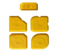 ACAMPTAR 5 Piezas Kit De Herramienta Raspador Juego De Lechada Removedor De Lechada Paleta Alisadora Espátula Alisadora De Relleno De Junta Junta De Silicona