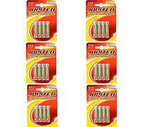Acan 6 Packs de 4 Pilas Super alcalinas AAA LR03 Júpiter 1,5 V, energía fiable, Larga duración, Rendimiento Elevado para Juguetes y demás Dispositivos (24 uds)