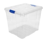 Acan - Caja de almacenaje, caja de ordenación, nº 17, 35 litros, 42,2 x 35 x 35,5 cm. (Sin ruedas, 35 L)