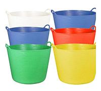 Acan - Pack 6 Capazos de plástico 65 litros