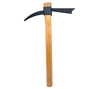 Acan Tradineur - Azada de Metal Doble con Pico - Mango de Madera - Herramienta para Jardin - 36 x 6 x 12 cm - Modelo Aleatorio