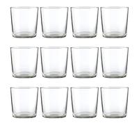 Acan Tradineur - Caja de 12 Vasos Modelo Bodega - Capacidad: 360 ml - Fabricado en Vidrio Resistente - Apto para lavavajillas - Tamaño Aprox: Ø 8,8 x 9 cm - 12 Uds Totales