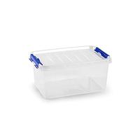 Acan Tradineur - Caja de ordenación de plástico, 8 litros, Nº26, 15,5 x 34 x 22,5 cm, baúl con tapa para organización del hogar, almacenamiento, arcón de plástico para distintos usos