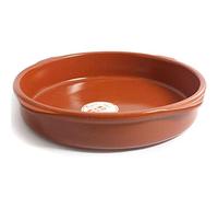 Acan Tradineur - Cazuela Redonda de Barro - Apta para vitro y Horno - Ideal para guisos y asados caseros -Ø 40 cm - Modelo Aleatorio