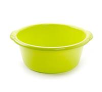 Acan Tradineur - Cubo, Barreño, Tina Multiusos - Fabricado en plástico - Producto y Utensilio de Limpieza - Forma Redonda - Capacidad de 10 litros - Ø 40 cm - Color Verde