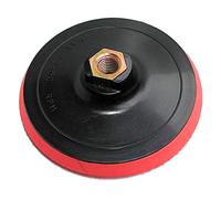 Acan Tradineur - Disco de Lijado, Plato Universal Compatible con lijadoras, amoladoras angulares, pulidoras, Incluye Enganche de Rosca, 12500 RPM, pulir, lijar - Ø 100 mm