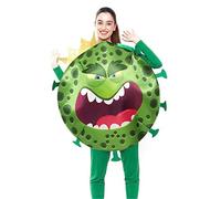 Acan Tradineur - Disfraz para Adultos de Virus Mortal - Fabricado en España - Ideal para Carnaval, Halloween, Cosplay y Fiestas - Talla L