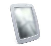 Acan Tradineur - Espejo Rectangular - Fabricado en plástico - Incluye Soporte para mantenerlo en pie - 19,1 x 13,9 cm - Color Blanco