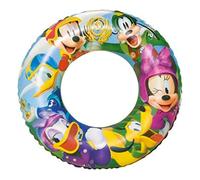 Acan Tradineur - Flotador Hinchable Infantil 56 cm Mickey and The Roadster Racers Multicolor para niños y niñas +3 años, válvula fácil inflado