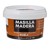 ACAN Tradineur - Masilla de relleno para madera, pasta tapagrietas, lista para usar, reparación de fisuras, agujeros en muebles, uso interior, calidad profesional (Roble, 250 g)