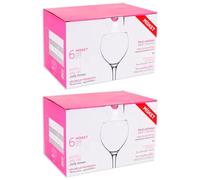 Acan Tradineur - Pack de 12 Copas - Modelo Misket - Capacidad: 210 ml - Ideal para Vino - Aptas para lavavajillas - Tamaño Aprox: Ø 6,8 x 14,8 cm