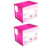 Acan Tradineur - Pack de 12 Copas - Modelo Nevakar - Capacidad: 200 ml - Ideal para Vino - Aptas para lavavajillas - Tamaño Aprox: Ø 6,5 x 16,7 cm