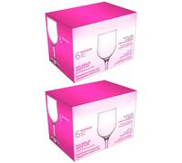 Acan Tradineur - Pack de 12 Copas - Modelo Nevakar - Capacidad: 320 ml - Ideal para Vino - Aptas para lavavajillas - Tamaño Aprox: Ø 7,4 x 17 cm