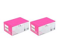 ACAN Tradineur - Pack de 2 Caja de 6 vasos Modelo Liberty - Capacidad de 280 ML - Fabricado en Vidrio Resistente - Apto para lavavajillas - Tamaño aprox: diámetro 7,3 x 8,9 cm - 12 Uds Total.