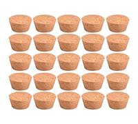 Acan Tradineur - Pack de 25 tapones de corcho para botellas - Forma de Cono - Ideal paragarrafas, botes, frascos, bar, restaurante, vino, aceite - 5 Packs de 5 corchos - 3,3 x 2,9 x 1,8 cm
