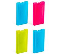 Acan Tradineur - Pack de 4 Acumuladores de Frío N.º 7-500 G - Fabricado en Plástico - Ideal para Mantener la Temperatura en tu Nevera portátil - 20 x 10,5 x 2,5 - Color Aleatorio