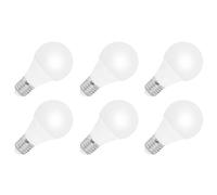 Acan Tradineur - Pack de 6 bombillas LED estándar, globo, A65, E27, 15W equivalente a 135W, 1482 lúmenes, 6500K, luz blanca fría nergética F, 20000 horas, 12 x 6,5 cm