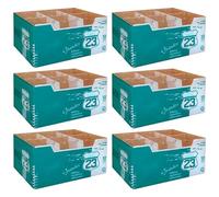 Acan Tradineur - Pack de 6 Caja de 12 Vasos Modelo Ruta - Capacidad de 360 ML - Fabricado en Vidrio Resistente - Apto para lavavajillas - Tamaño Aprox: Ø 8,5 x 9 cm - 72 Uds Total