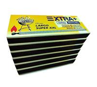 ACAN Tradineur - Pack de 6 Cajas de cerillas Super Largo XXL, 300 cerillas totales, fósforos de Seguridad Super Largos para cocinas, barbacoas, chimeneas, Estufas (17 cm)