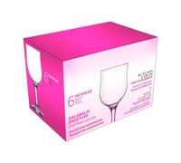 Acan Tradineur - Pack de 6 Copas - Modelo Nevakar - Capacidad: 320 ml - Ideal para Vino - Aptas para lavavajillas - Tamaño Aprox: Ø 7,4 x 17 cm