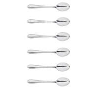 ACAN Tradineur - Pack de 6 cucharas soperas de acero inoxidable, cucharas de mesa clásicas para sopas, caldos, potajes, aptas para lavavajillas - 19,5 cm